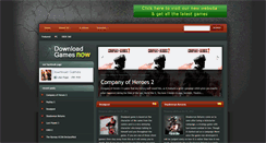 Desktop Screenshot of downloadgamesnow.org