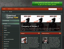 Tablet Screenshot of downloadgamesnow.org